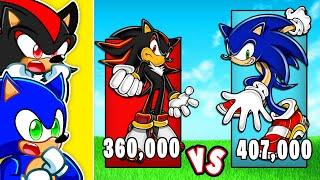 SONIC vs SHADOW Power Level Comparison