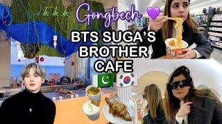  I WENT TO BTS SUGA’S BROTHER CAFE  | FINALLY ATE RAMEON AT CVS 