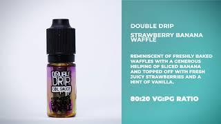 Strawberry Banana Waffle - Double Drip - Kix Vaping Liquids