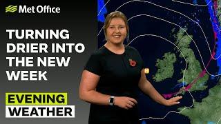 10/11/24 – Cloudy south, clear spells north – Evening Weather Forecast UK – Met Office Weather