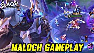 AOV : MALOCH GAMEPLAY | IN SUPPORT - ARENA OF VALOR LIÊNQUÂNMOBILE ROV