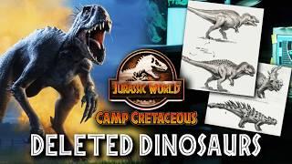 DINOSAURS CUT from JURASSIC WORLD: CAMP CRETACEOUS | Acrocanthosaurus, Allosaurus, Yutyrannus...