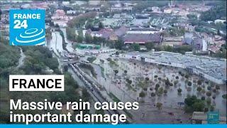 Torrential rain in France causes floods that block roads and railways • FRANCE 24 English