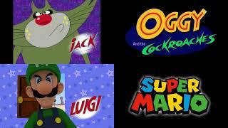 Oggy and the Cockroaches/Mario and the Koopas comparison