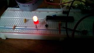 ШИМ управление светодиодом, atmega8