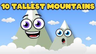 10 Tallest Mountains On Earth!! | KLT Geography