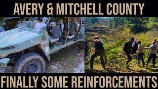 The Aftermath Of Hurricane Helene:Finally Some Reinforcements for Avery and Mitchell County Clean up