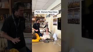 Honors nap class #funny #funnyteacher #napclass