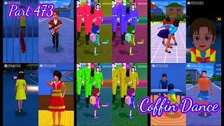 Shorts vidoe collection _ Sakura School Simulator @Beny-Gunawan  Part 473 - Coffin Dance Song Cover