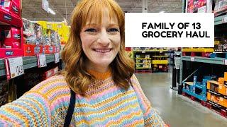 FAMILY OF 13 GROCERY HAUL! $4,565.71!