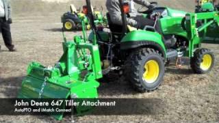 John Deere Tiller Attachment Demonstration