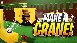 How to Make a CRANE!!! - Build a Boat For Treasure ROBLOX