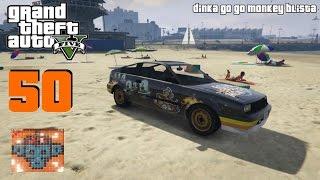 GTA 5 50 мозаик обезьянок (секретная машина Dinka Go Go Monkey Blista)