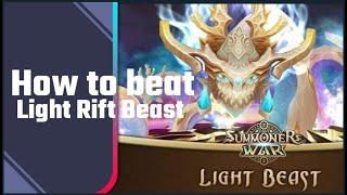 How To beat the Light Rift Beast EASILY.