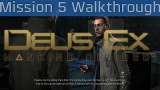 Deus Ex: Mankind Divided - Mission 5: Claiming Jurisdiction Walkthrough [HD 1080P/60FPS]