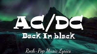 AC/DC - Back In Black (lyrics)