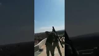 Türk Askeri Suriye Çatışma Rejime Ait Uçağa Füze Atıyor ( Turkish Soldier War In Syria )