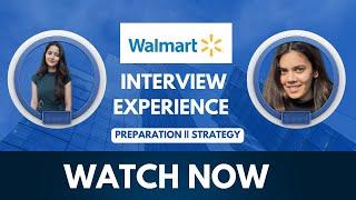 Walmart Interview Experience | | SDE @Walmart ||   Preparation Strategy  || MUST WATCH