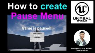 How to create PAUSE MENU - Unreal Engine Tutorial