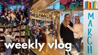 reading 6 books, bachelorette party, and funny kiddos! || WEEKLY READING VLOG