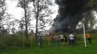 Пожар на лакокрасочном заводе в пос.Шишкин лес