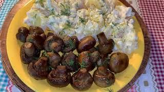 Вкусни картофки с гъби/Delicious potatoes with mushrooms