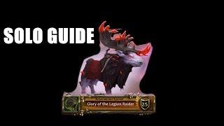 How to solo Glory of the Legion Raider ~all achievements