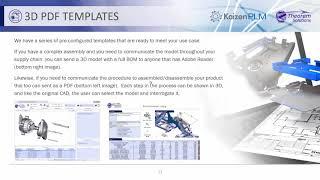 Kaizen PLM and Theorem solutions 3D PDF for work instructions