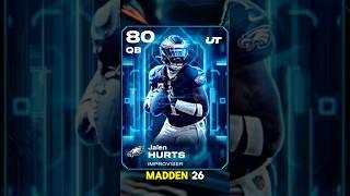 FIRST MADDEN 26 ULTIMATE TEAM CARD! #madden26 #mut #madden