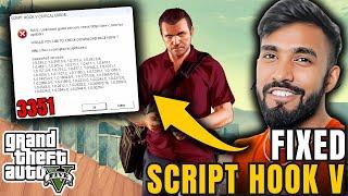 FIX SCRIPT HOOK V CRITICAL ERROR || SCRIPT HOOK V FOR GTA 5 NEW UPDATED VERSION 3351 || GTA 5 MODS