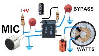 Como hacer un intercomunicador  de Voz usando el LM386