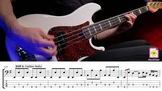 Kiss - I Was Made For Lovin' You Standard Tuning Bass Cover | Tabs & Sheet Music