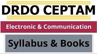 CEPTAM DRDO Syllabus & Books For Electronics and Communication Engineering