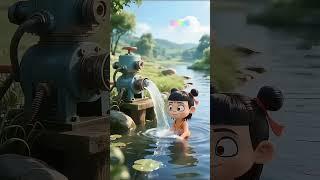 Why did the water in the swimming pool suddenly dry up? #AnimationRecommendation#I want to be on the