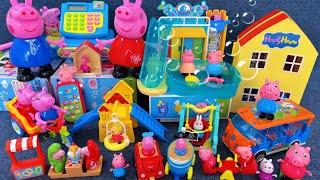 15 Minutes Satisfying with Unboxing Peppa Pig Water Park Swimming Pool Playset ASMR | Review Toys