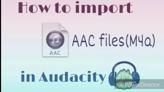 How To Import .AAC files(M4a) in Audacity | FFMPEG  installation