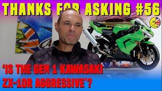 Thanks for asking: Is the Gen 1 Kawasaki ZX-10R aggressive? Track bike for modest money and more...