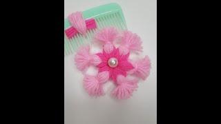#Shorts Two-tone woolen flower snowflake. Christmas Decorations