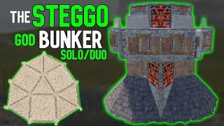 The STEGGO Solo/Duo GOD BUNKER Rust Base Design 2023