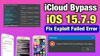 FREE iCloud Bupass iOS 15.7.9 Fix Exploit Failed Error By 007 Ramdisk