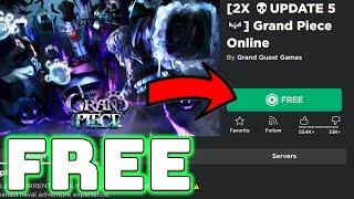 Roblox Grand Piece Online Now FREE! - GPO