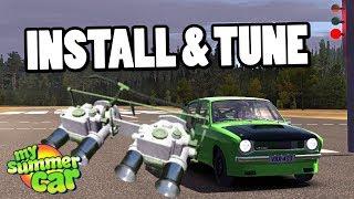 INSTALLING AND TUNING RACING CARBURETORS! - MY SUMMER CAR