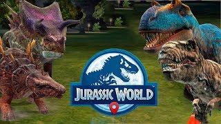 Высокий урон против брони Стегодей 18 ур Jurassic World Alive