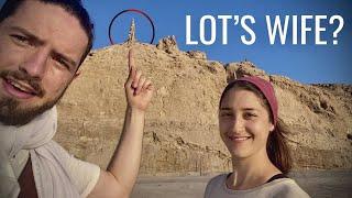 Is this the Pillar of Salt of Lot's wife ? ( in Jordan Dead Sea) 4K