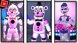 How to get ALL 3 NEW SISTER LOCATION SECRET CHARACTERS in FREDBEAR'S MEGA ROLEPLAY - Roblox