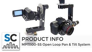 ServoCity MPT1100-SS Open Loop Pan & Tilt System