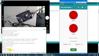 nRF52832 with Arduino code and Android BLE IO