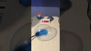 Satisfied video: blowing up slime until it pops! (Watch till end) #shorts #satisfying