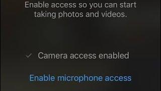 can't enable microphone access instagram iphone