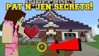 Minecraft: PAT & JEN'S HIDDEN SECRETS!!! - Custom Map